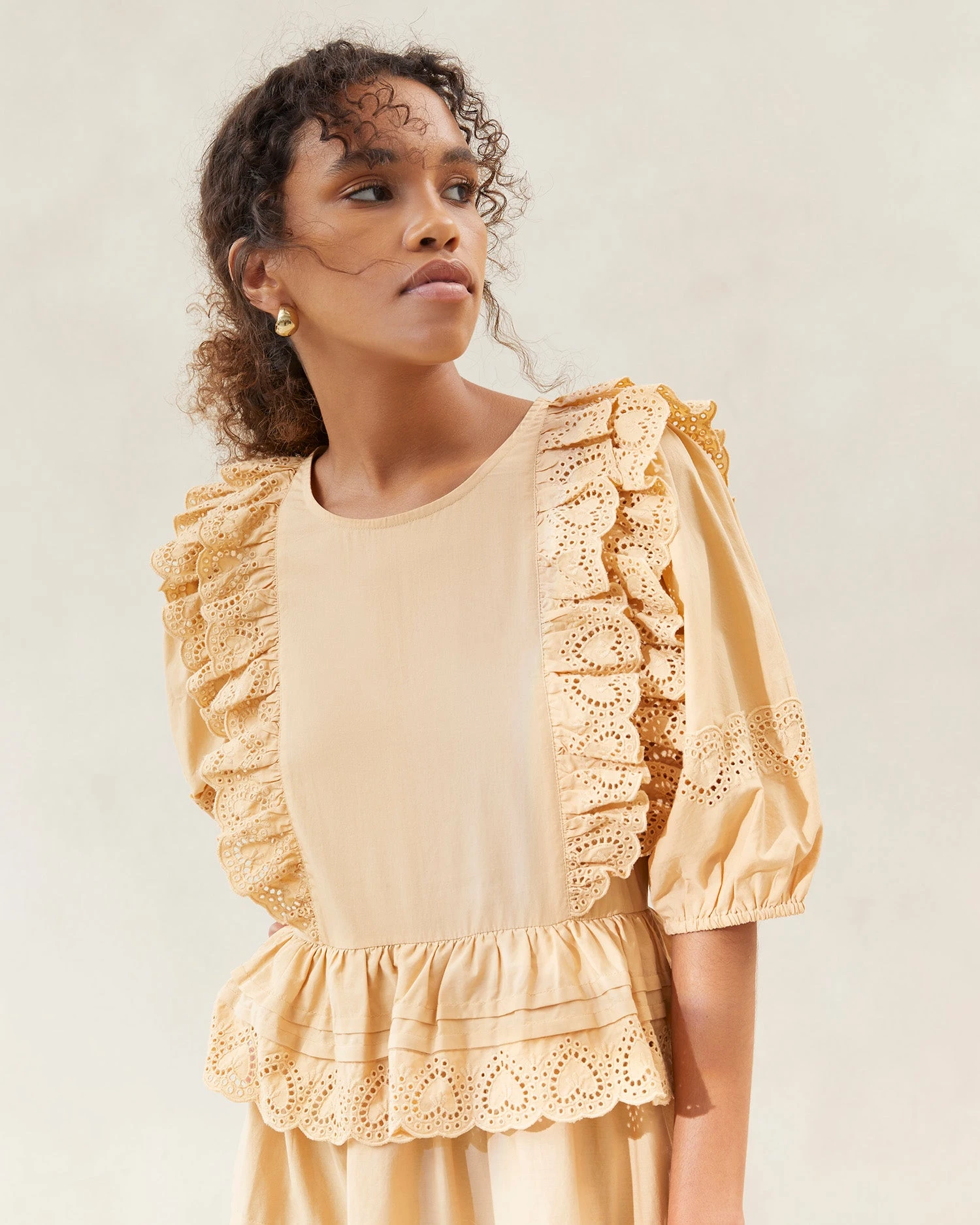 Loeffler Randall Ivee Parchment Heart Broderie Dress 4 Loeffler Randall Ivee Parchment Heart Broderie Dress - Image 2