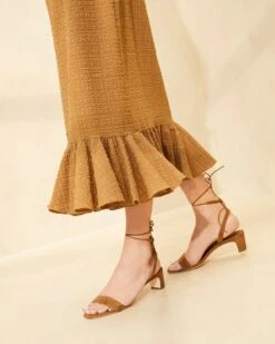 Loeffler Randall Jackie Cacao Mid Heel Sandal 11 Loeffler Randall Jackie Cacao Mid Heel Sandal -Loeffler Randall JACKIE CACAO 012copy