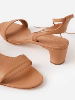 Loeffler Randall Women's Jackie Mid Heel Ankle Wrap Sandal -Loeffler Randall JACKIE GLCFxDUNExAlt2 62284918