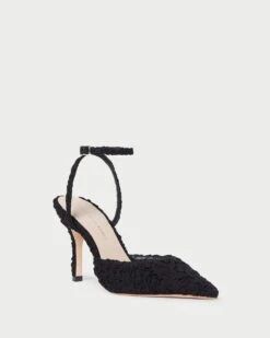 Loeffler Randall Jaden Black Pointed-Toe Pump