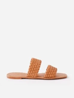 Loeffler Randall Women's Jonah Woven Slide -Loeffler Randall JONAH WLxHONEYxAlt2 64679515