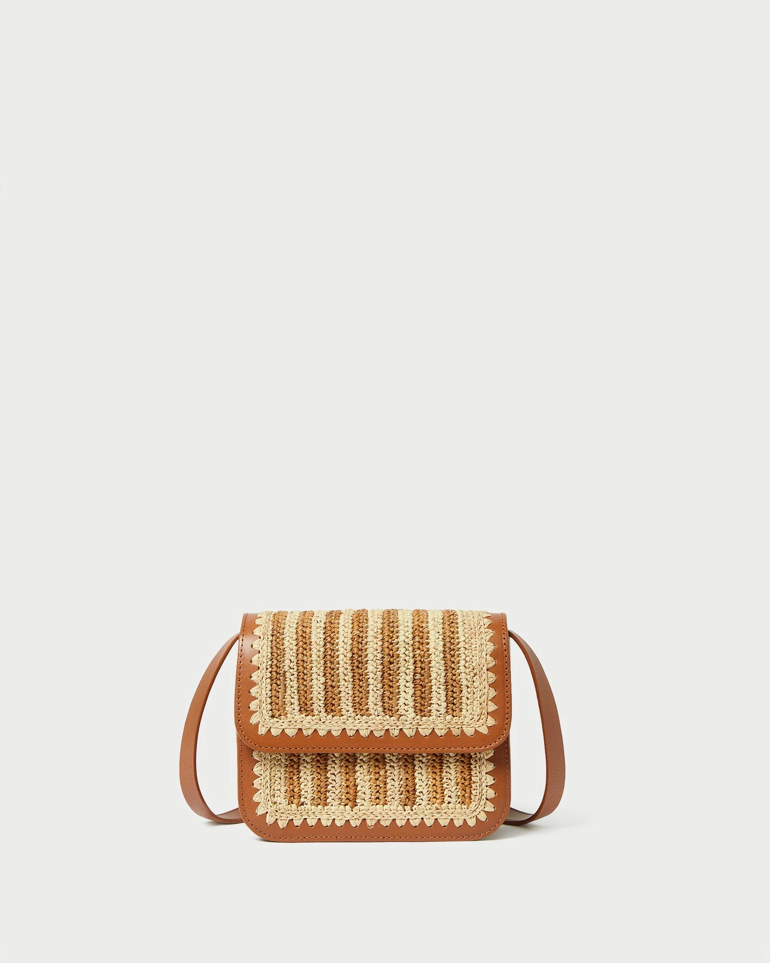 Loeffler Randall Kenton Natural/Brown Crocheted Crossbody 3 Loeffler Randall Kenton Natural/Brown Crocheted Crossbody