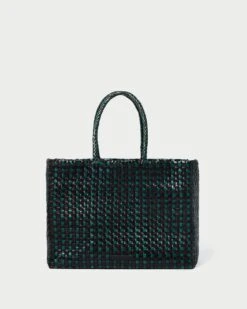 Loeffler Randall Klara Forest/Black Woven Tote