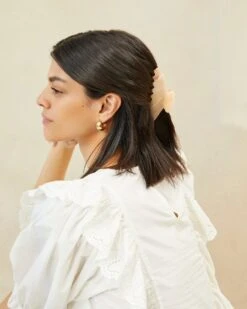 Loeffler Randall Koda Beige Marble Hair Claw 7 Loeffler Randall Koda Beige Marble Hair Claw -Loeffler Randall KODA RES BGMAR 056copy