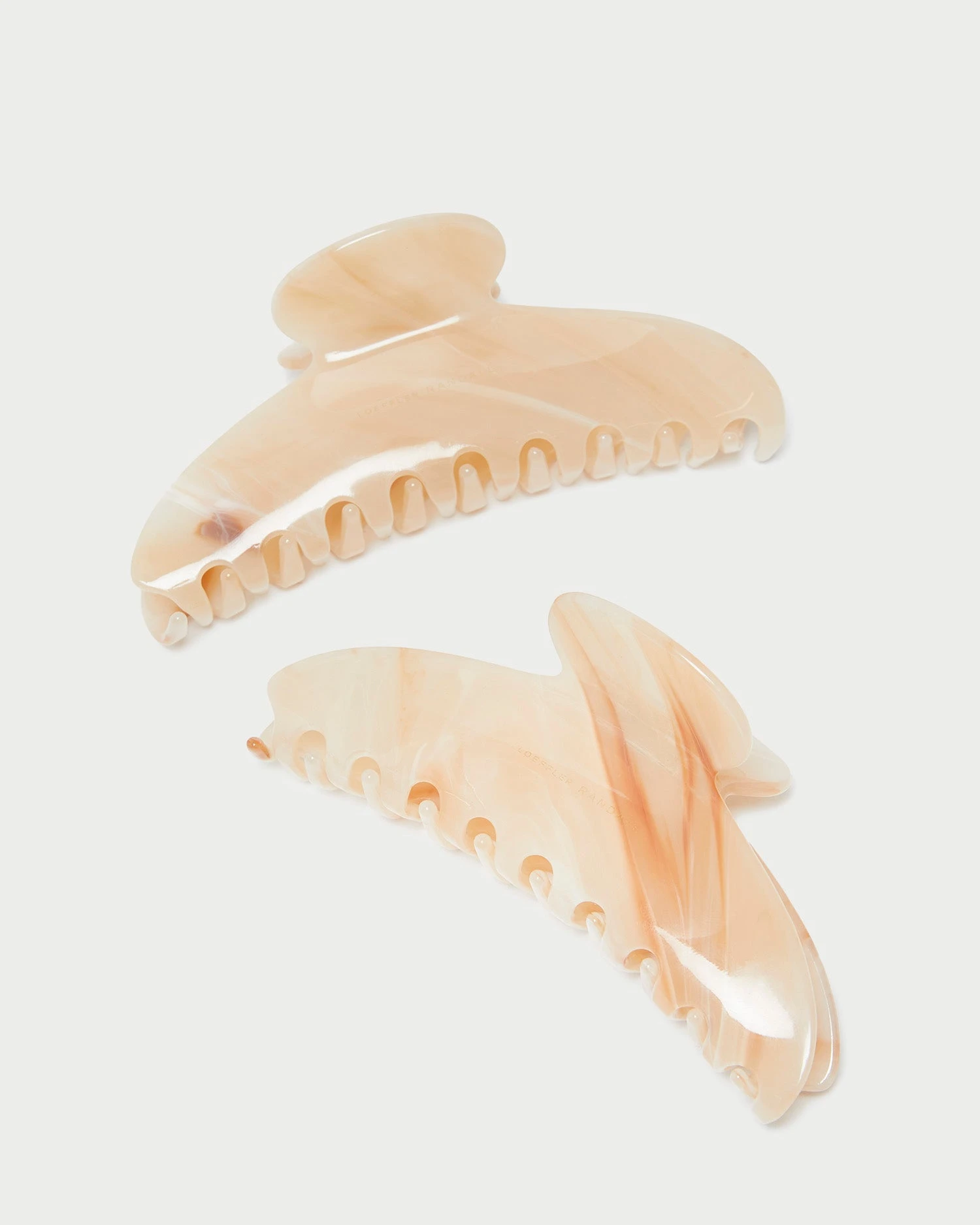 Loeffler Randall Koda Beige Marble Hair Claw 4 Loeffler Randall Koda Beige Marble Hair Claw - Image 2