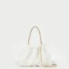 Loeffler Randall Layne Pearl/Rhinestone Pleated Pouch 2 Loeffler Randall Layne Pearl/Rhinestone Pleated Pouch -Loeffler Randall LAYNE PLFA PEARL 1