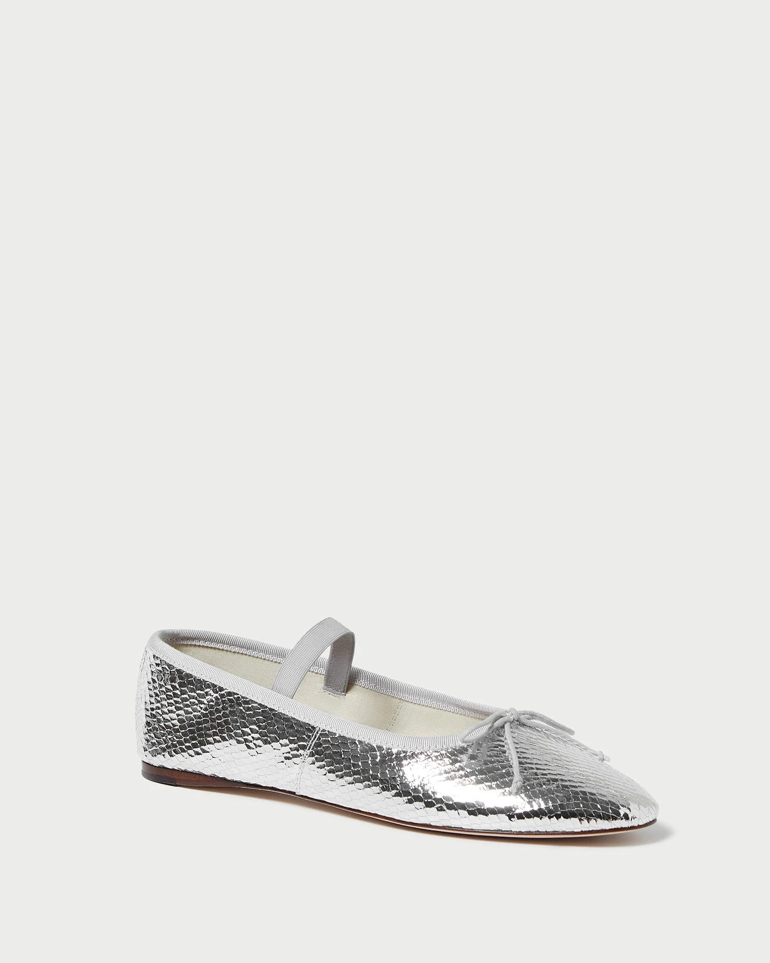 Loeffler Randall Leonie Silver Ballet Flat 3 Loeffler Randall Leonie Silver Ballet Flat