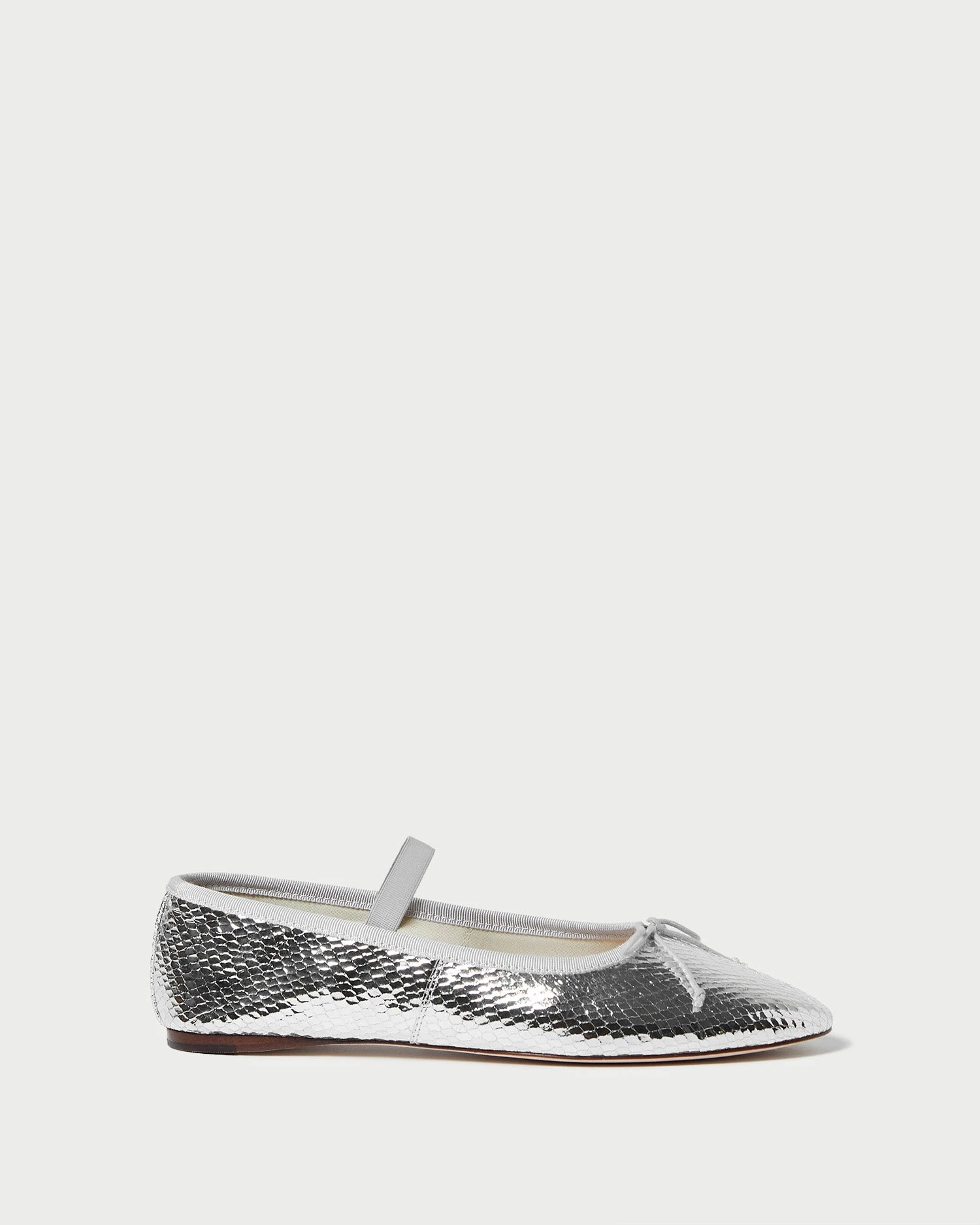 Loeffler Randall Leonie Silver Ballet Flat 4 Loeffler Randall Leonie Silver Ballet Flat - Image 2