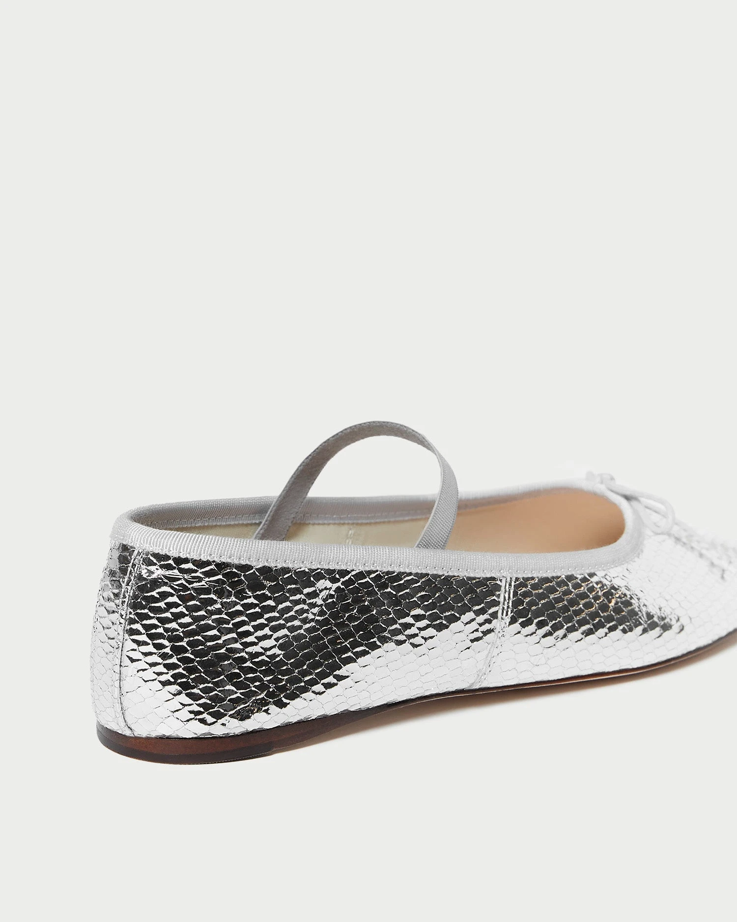 Loeffler Randall Leonie Silver Ballet Flat 6 Loeffler Randall Leonie Silver Ballet Flat - Image 4