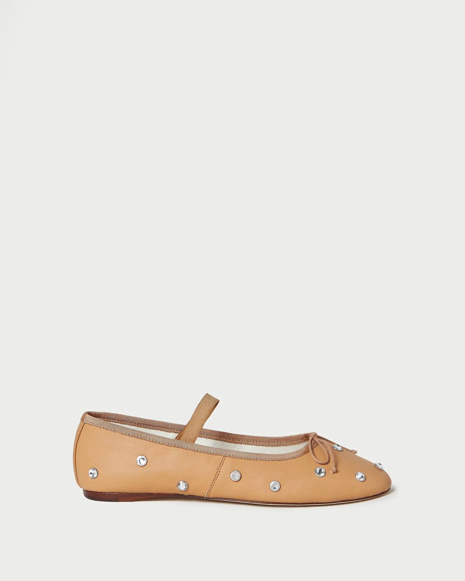 Loeffler Randall Leonie Caramel Crystal Ballet Flat 4 Loeffler Randall Leonie Caramel Crystal Ballet Flat - Image 2