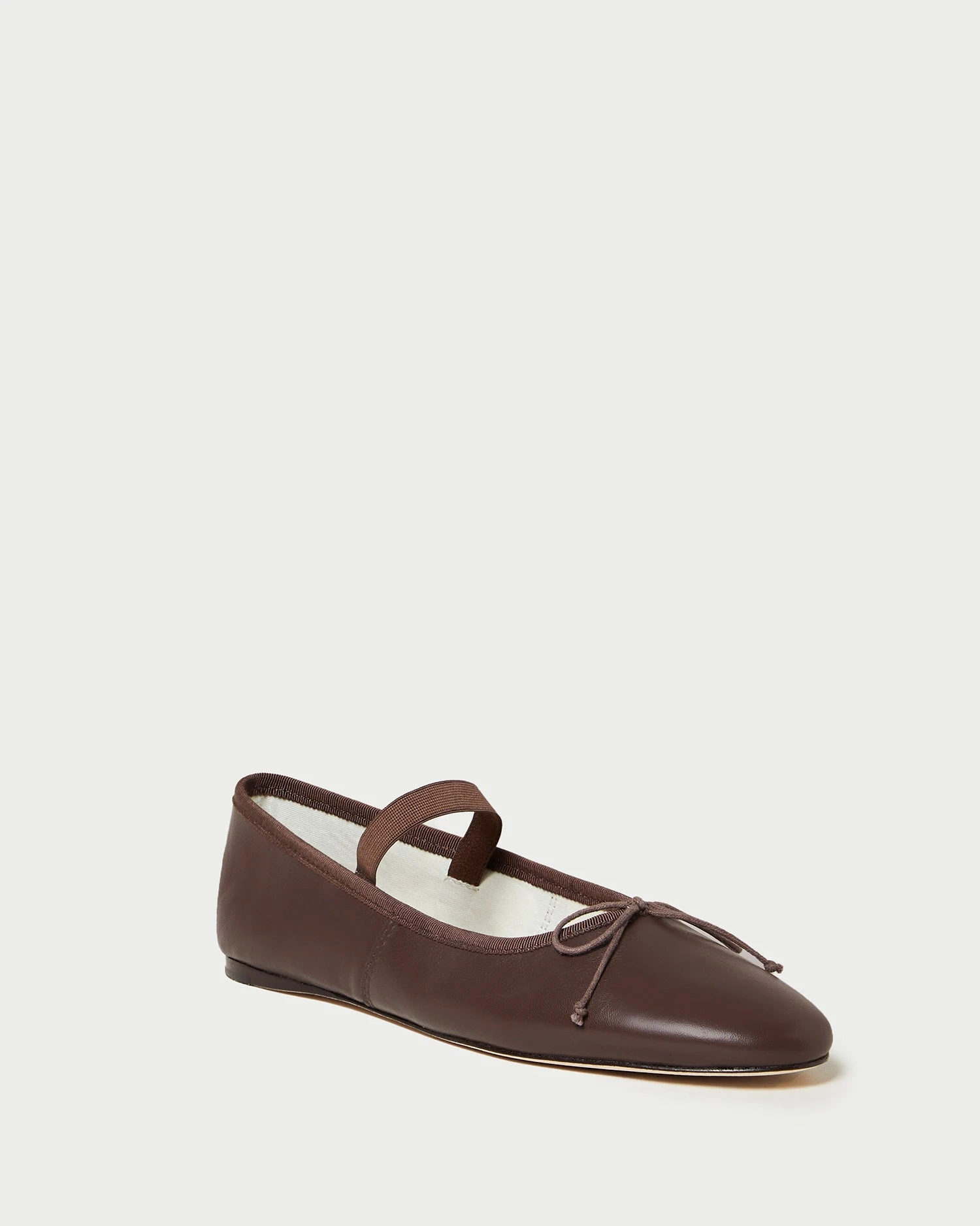 Loeffler Randall Leonie Chocolate Leather Ballet Flat 3 Loeffler Randall Leonie Chocolate Leather Ballet Flat