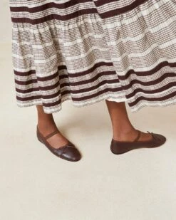 Loeffler Randall Leonie Chocolate Leather Ballet Flat 11 Loeffler Randall Leonie Chocolate Leather Ballet Flat -Loeffler Randall LEONIE GLCF CHOCO 5