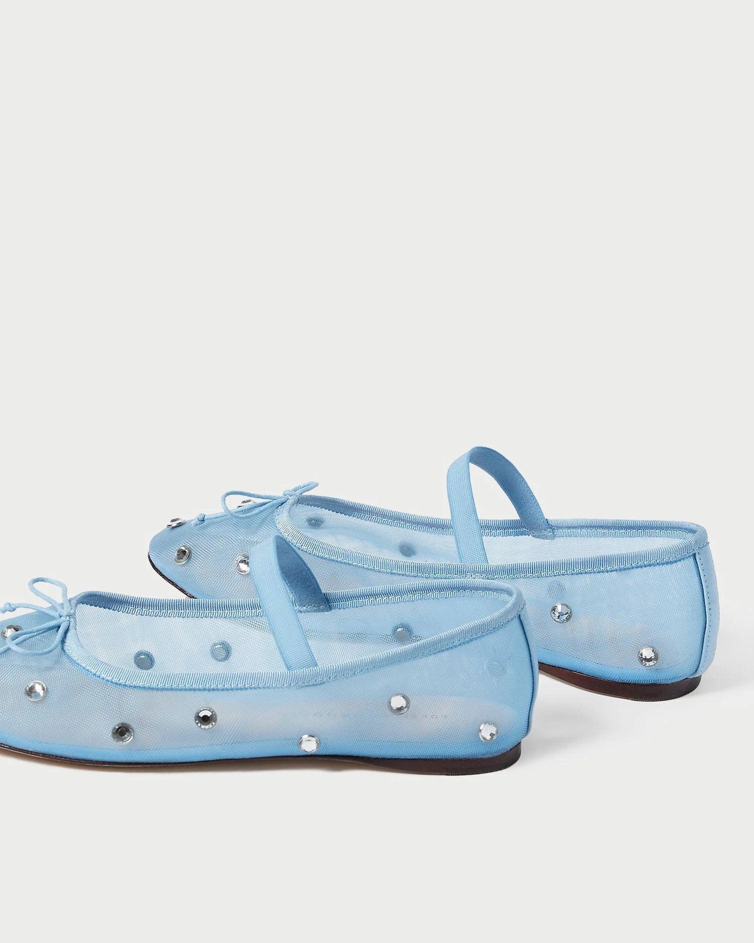 Loeffler Randall Leonie Blue/Clear Ballet Flat 6 Loeffler Randall Leonie Blue/Clear Ballet Flat - Image 4