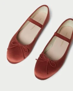 Loeffler Randall Leonie Terracotta Ballet Flat 9 Loeffler Randall Leonie Terracotta Ballet Flat -Loeffler Randall LEONIE SATN TERRA 3
