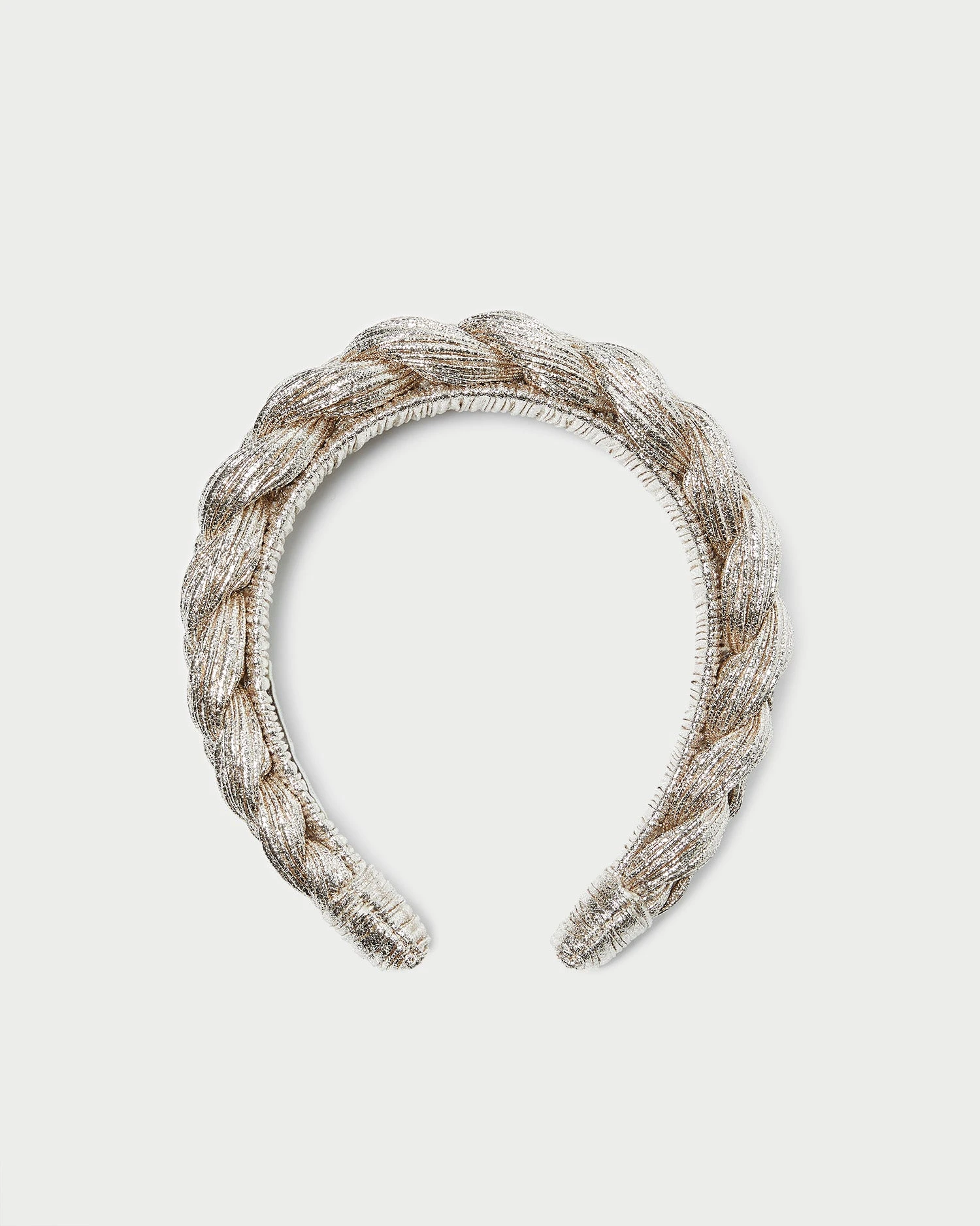 Loeffler Randall Lilac Champagne Braided Headband 3 Loeffler Randall Lilac Champagne Braided Headband