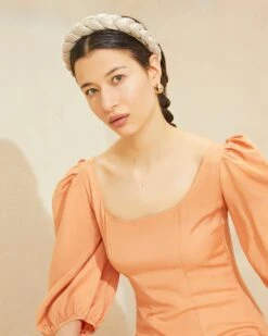 Loeffler Randall Lilac Platinum Braided Headband 7 Loeffler Randall Lilac Platinum Braided Headband -Loeffler Randall LILAC PLA PLATNM 010