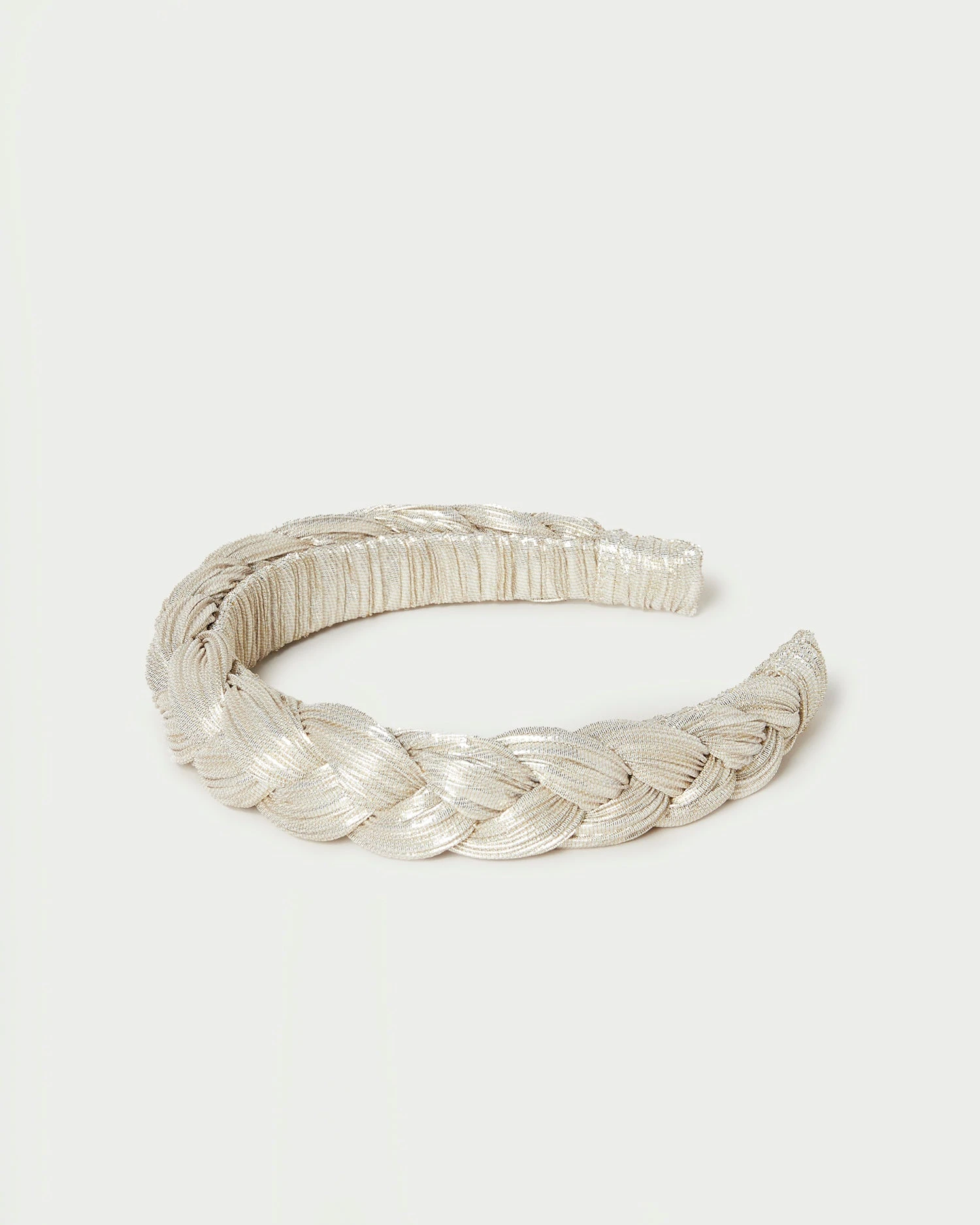 Loeffler Randall Lilac Platinum Braided Headband 4 Loeffler Randall Lilac Platinum Braided Headband - Image 2