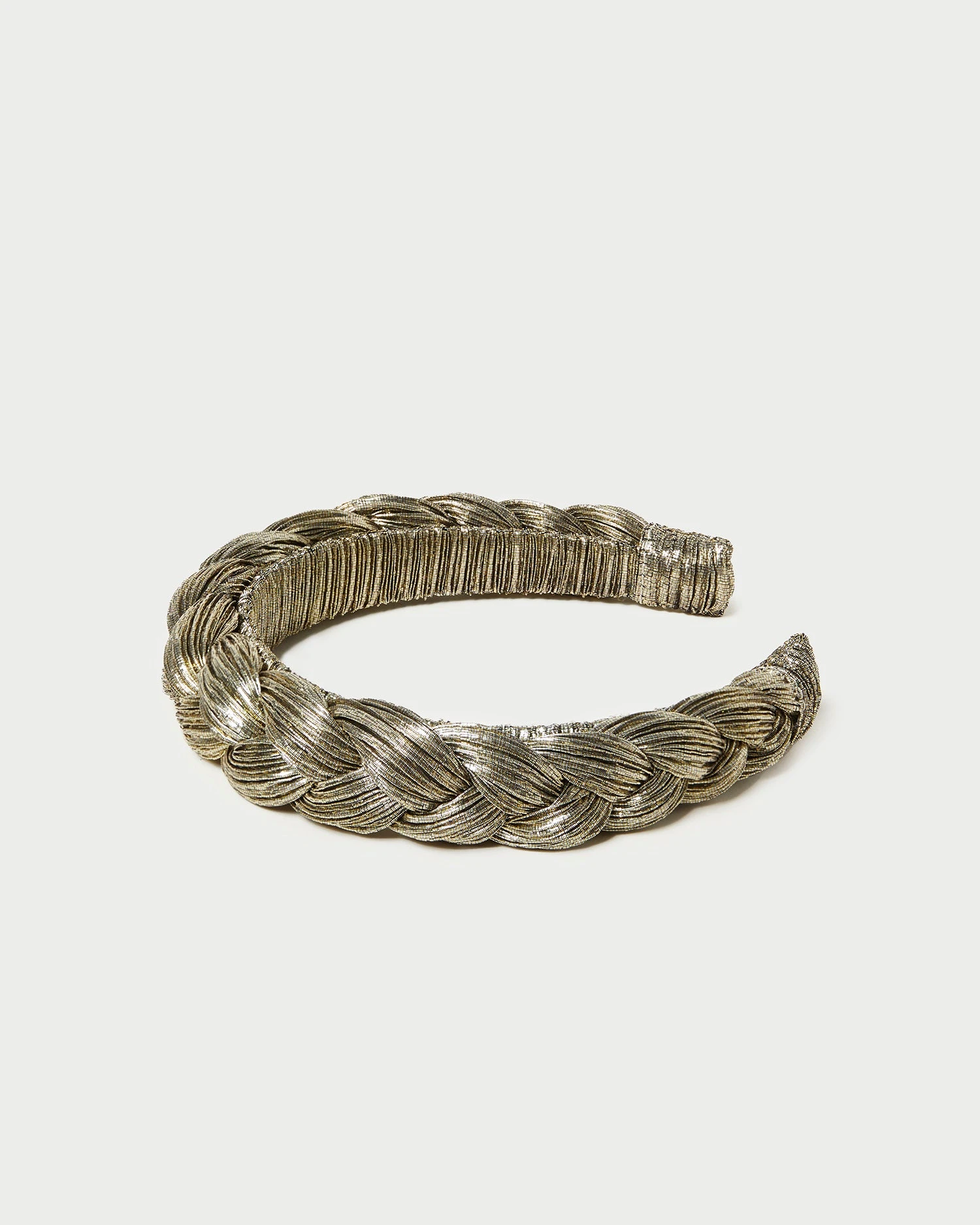 Loeffler Randall Lilac Dark Gold Braided Headband 4 Loeffler Randall Lilac Dark Gold Braided Headband - Image 2