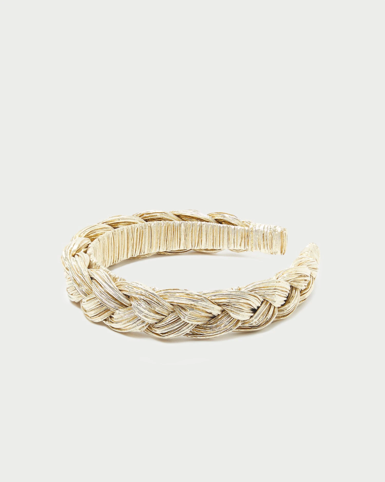 Loeffler Randall Lilac Gold Braided Headband 3 Loeffler Randall Lilac Gold Braided Headband - Image 2