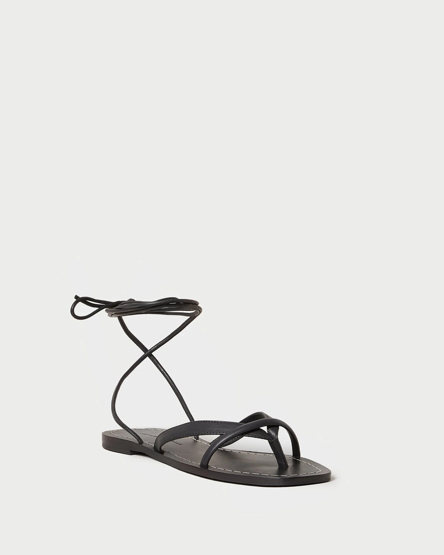 Loeffler Randall Lilla Black Thong Wrap Sandal 3 Loeffler Randall Lilla Black Thong Wrap Sandal