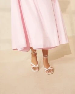 Loeffler Randall Lilla White Thong Wrap Sandal 11 Loeffler Randall Lilla White Thong Wrap Sandal -Loeffler Randall LILLA VA DESWH 006copy