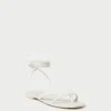 Loeffler Randall Lilla White Thong Wrap Sandal 1 Loeffler Randall Lilla White Thong Wrap Sandal -Loeffler Randall LILLA VA DESWH 1