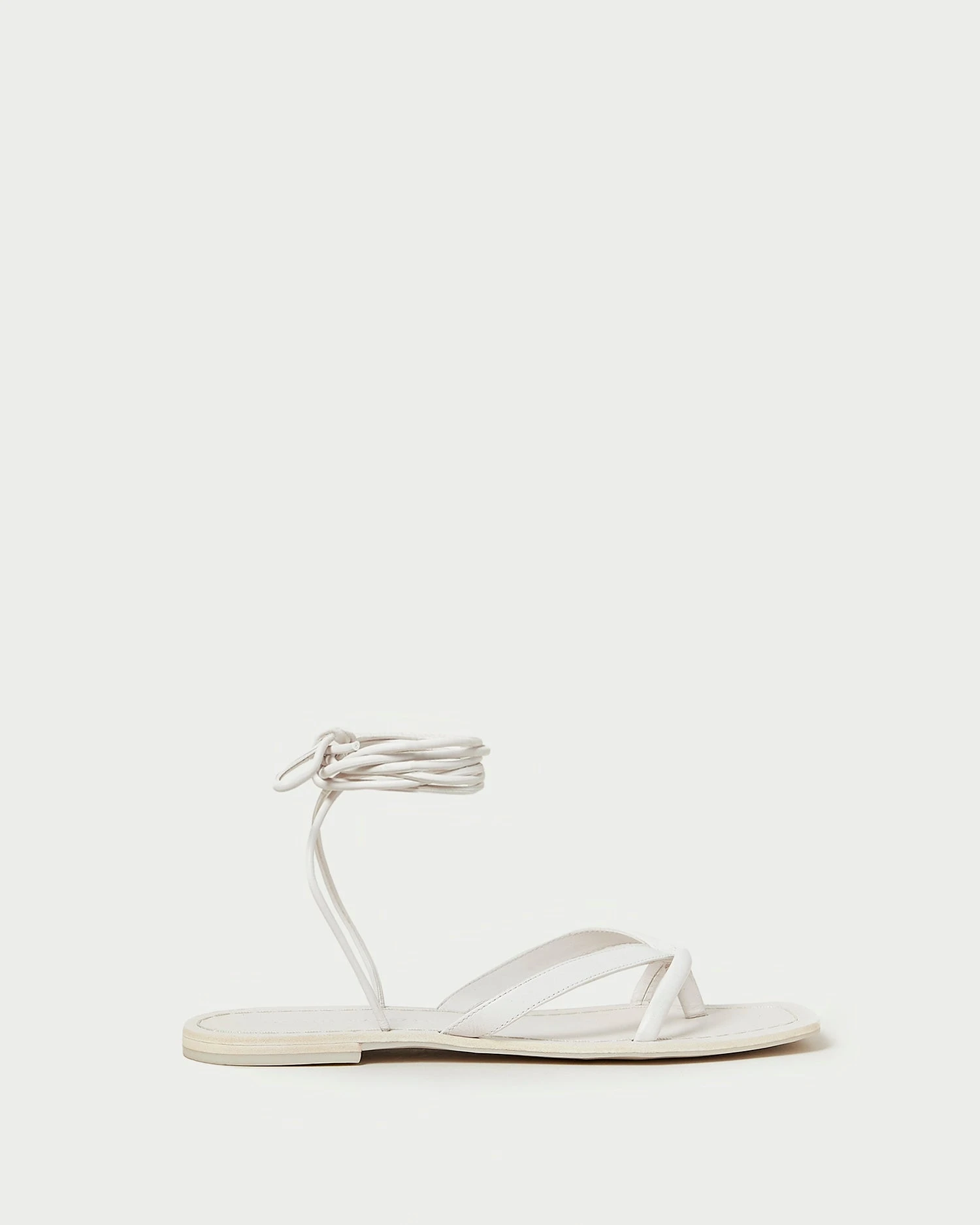 Loeffler Randall Lilla White Thong Wrap Sandal 4 Loeffler Randall Lilla White Thong Wrap Sandal - Image 2