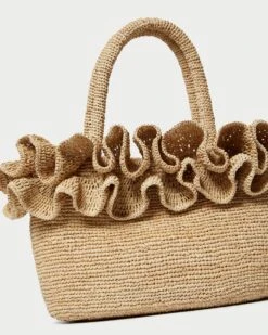 Loeffler Randall Lori Natural Raffia Ruffle Tote 10 Loeffler Randall Lori Natural Raffia Ruffle Tote -Loeffler Randall LORI RL NATRL 4