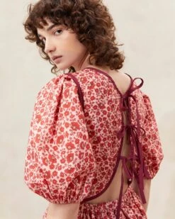 Loeffler Randall Lottie Blush Floral Quilted Dress 6 Loeffler Randall Lottie Blush Floral Quilted Dress -Loeffler Randall LOTTIE QCTN BLFFL 064copy