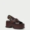 Loeffler Randall Mae Espresso/Black Platform Sandal 2 Loeffler Randall Mae Espresso/Black Platform Sandal -Loeffler Randall MAE RL ESPBL 1