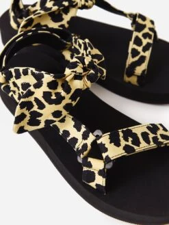 Loeffler Randall Women's Maisie Sandal -Loeffler Randall MAISIE CVxLEOPARDCANVASxAlt1 59848128