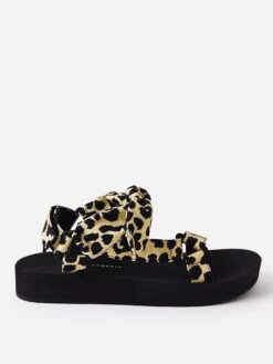 Loeffler Randall Women's Maisie Sandal -Loeffler Randall MAISIE CVxLEOPARDCANVASxAlt3 59848175