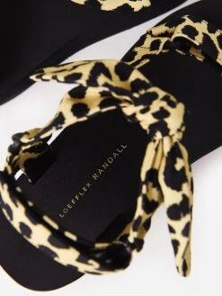 Loeffler Randall Women's Maisie Sandal -Loeffler Randall MAISIE CVxLEOPARDCANVASxAlt4 59848149