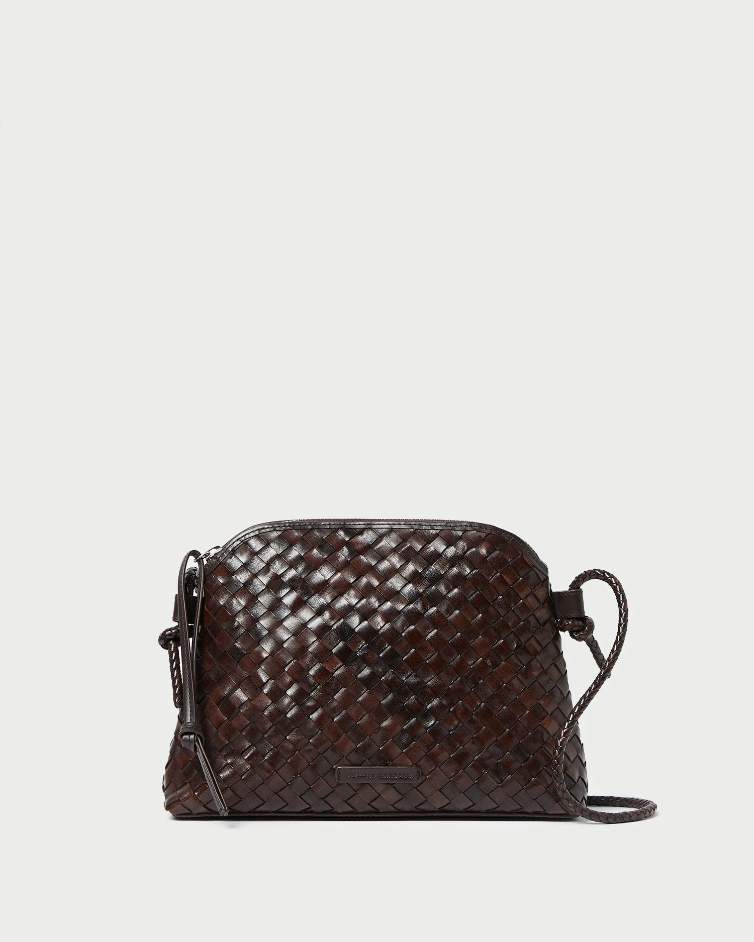 Loeffler Randall Mallory Chocolate Woven Crossbody 3 Loeffler Randall Mallory Chocolate Woven Crossbody