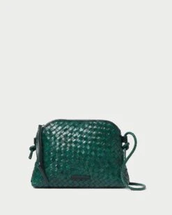 Loeffler Randall Mallory Forest Woven Crossbody