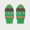 Loeffler Randall Marcel Green Floral Stripe Mittens 2 Loeffler Randall Marcel Green Floral Stripe Mittens -Loeffler Randall MARCEL WOI GNFST 1