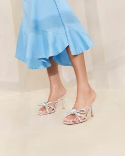 Loeffler Randall Margi Silver Bow Heel 11 Loeffler Randall Margi Silver Bow Heel -Loeffler Randall MARGI EMSK SILVR 022copy 1