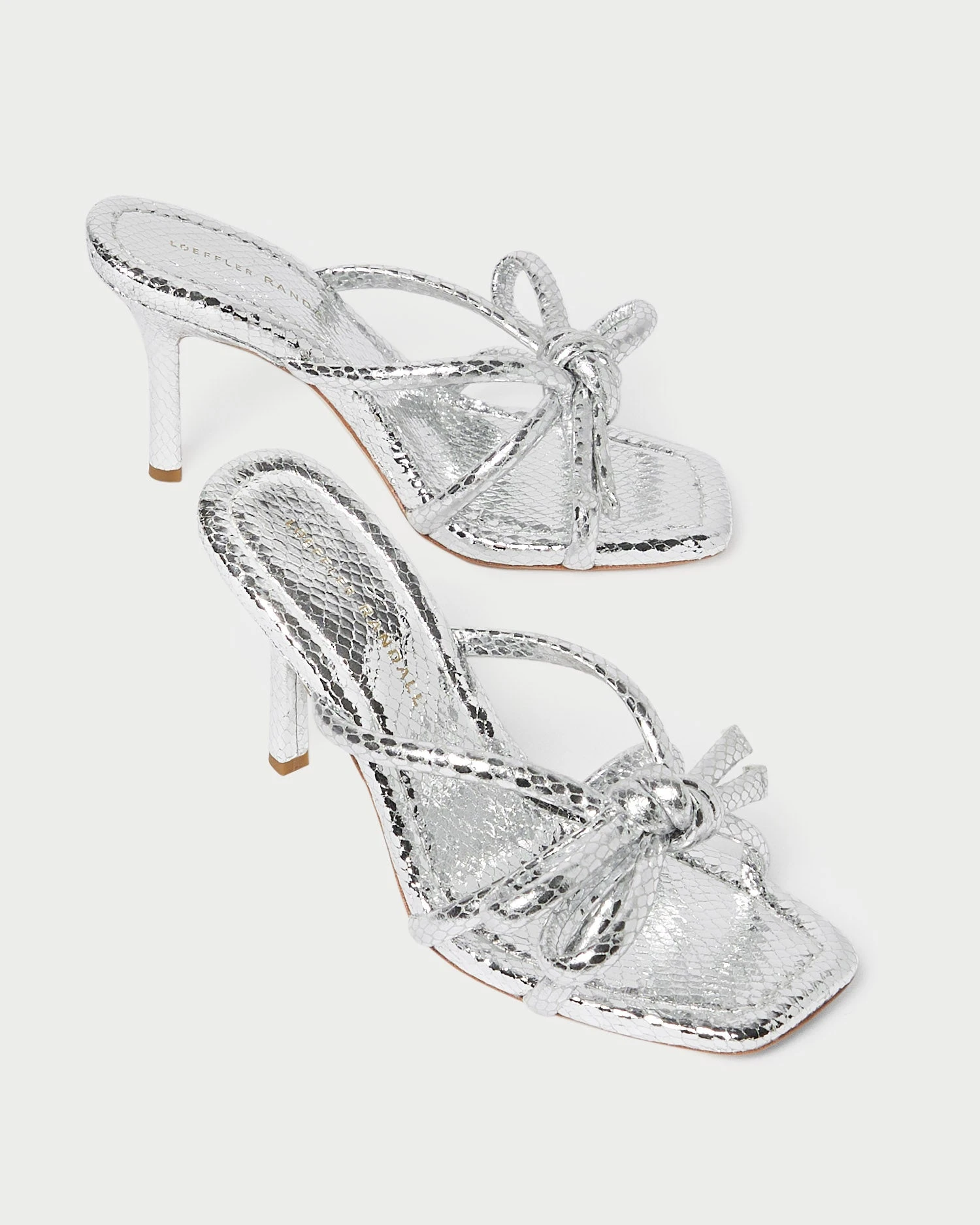 Loeffler Randall Margi Silver Bow Heel 5 Loeffler Randall Margi Silver Bow Heel - Image 3