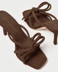 Loeffler Randall Margi Cacao Bow Heel 10 Loeffler Randall Margi Cacao Bow Heel -Loeffler Randall MARGI KS CACAO 4 1