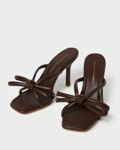 Loeffler Randall Margi Chocolate Bow Heel 7 Loeffler Randall Margi Chocolate Bow Heel -Loeffler Randall MARGI N CHOCO 3 1