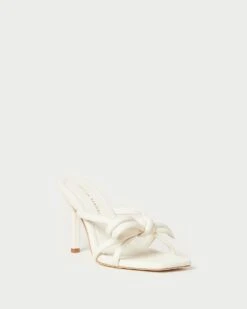 Loeffler Randall Margi Optic White Bow Heel