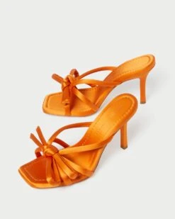 Loeffler Randall Margi Marigold Bow Heel 10 Loeffler Randall Margi Marigold Bow Heel -Loeffler Randall MARGI SATN MARGD 4