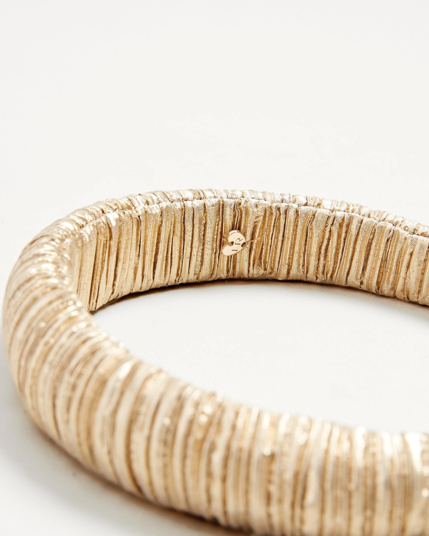 Loeffler Randall Marina Gold Puffy Headband 4 Loeffler Randall Marina Gold Puffy Headband - Image 2