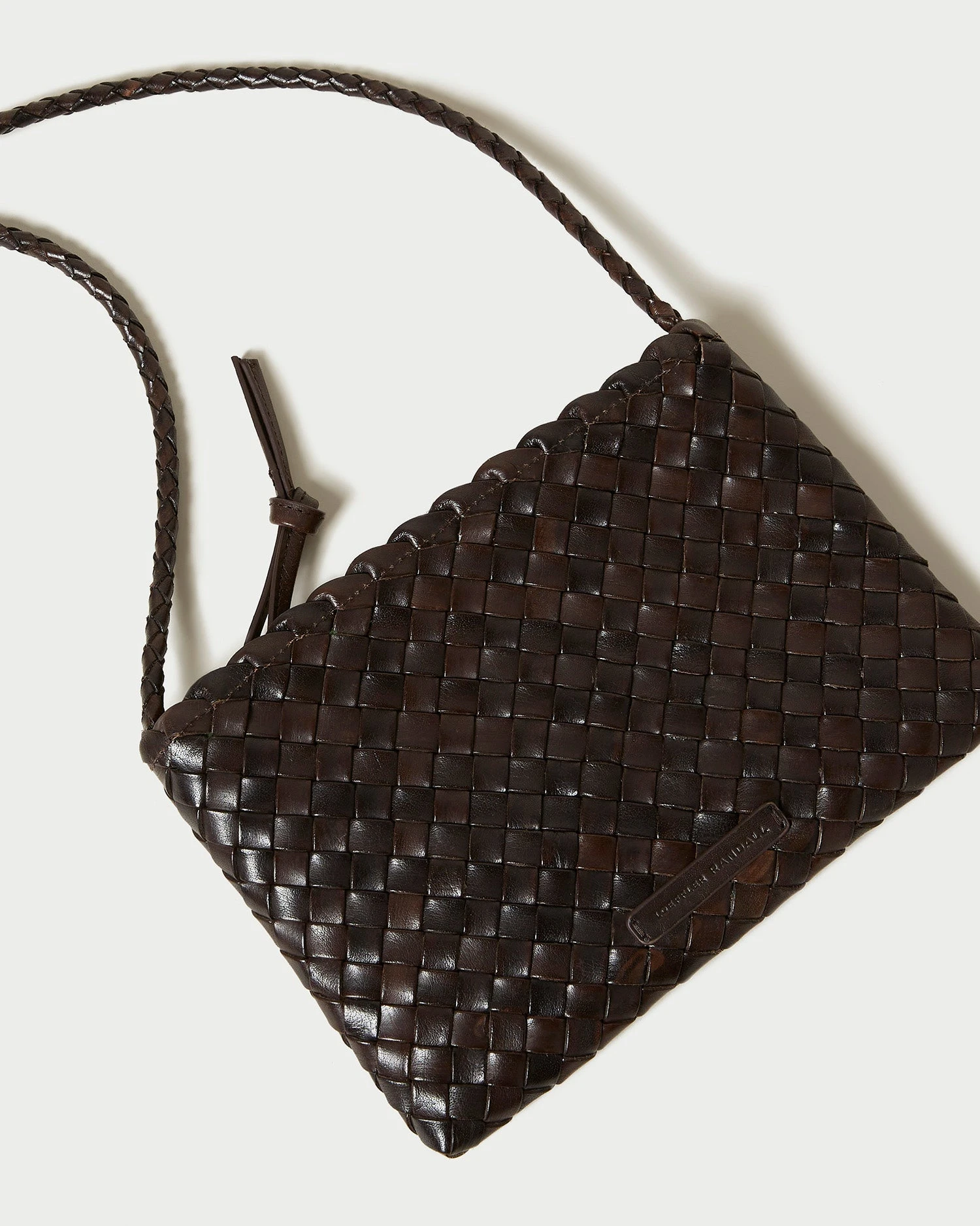 Loeffler Randall Marison Chocolate Woven Crossbody 4 Loeffler Randall Marison Chocolate Woven Crossbody - Image 2