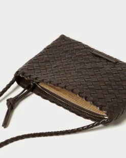 Loeffler Randall Marison Chocolate Woven Crossbody 9 Loeffler Randall Marison Chocolate Woven Crossbody -Loeffler Randall MARISON WL CHOCO 3copy