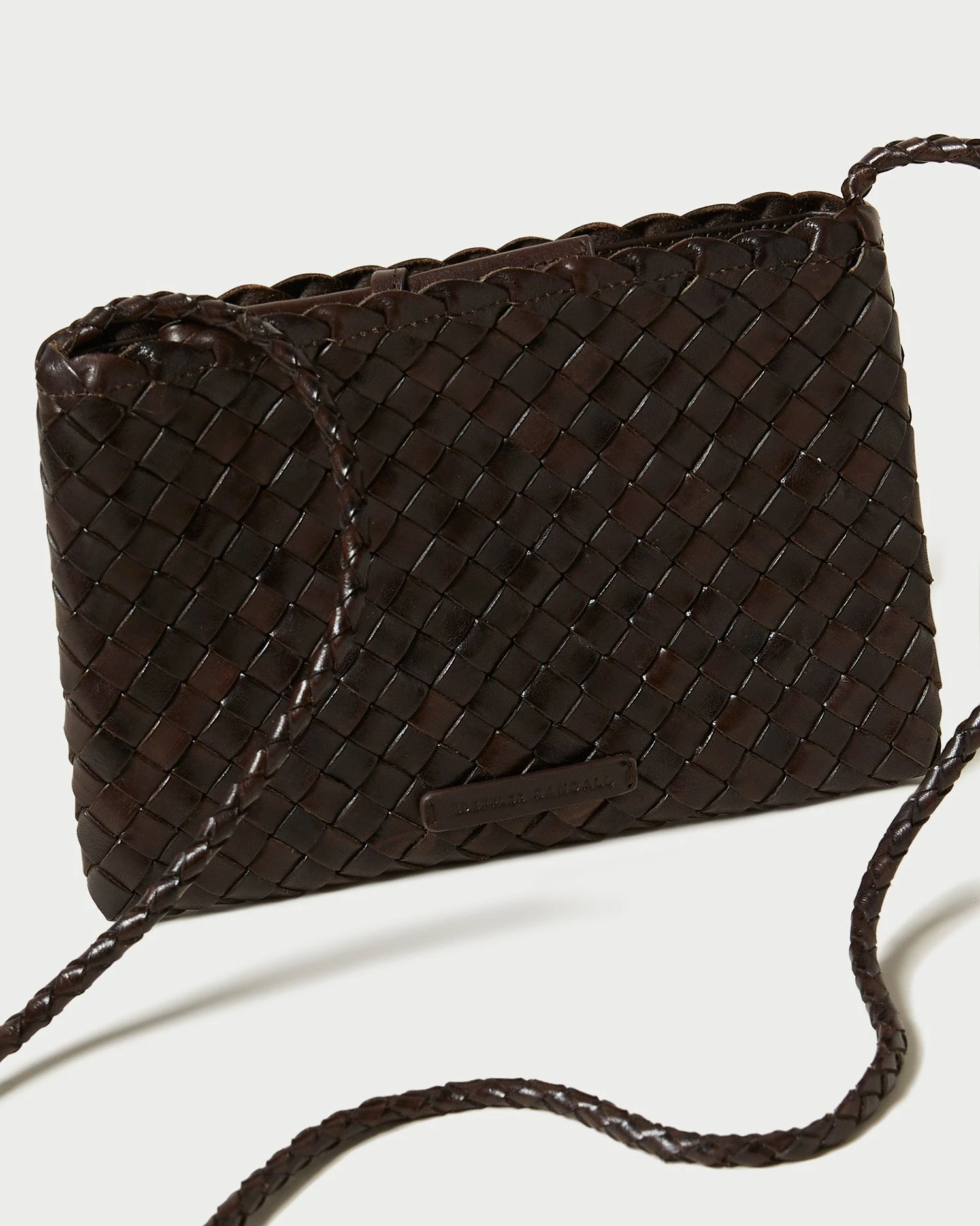 Loeffler Randall Marison Chocolate Woven Crossbody 6 Loeffler Randall Marison Chocolate Woven Crossbody - Image 4