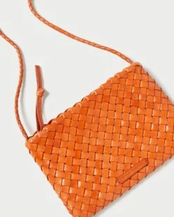Loeffler Randall Marison Tangerine Woven Crossbody 9 Loeffler Randall Marison Tangerine Woven Crossbody -Loeffler Randall MARISON WL TANG 3