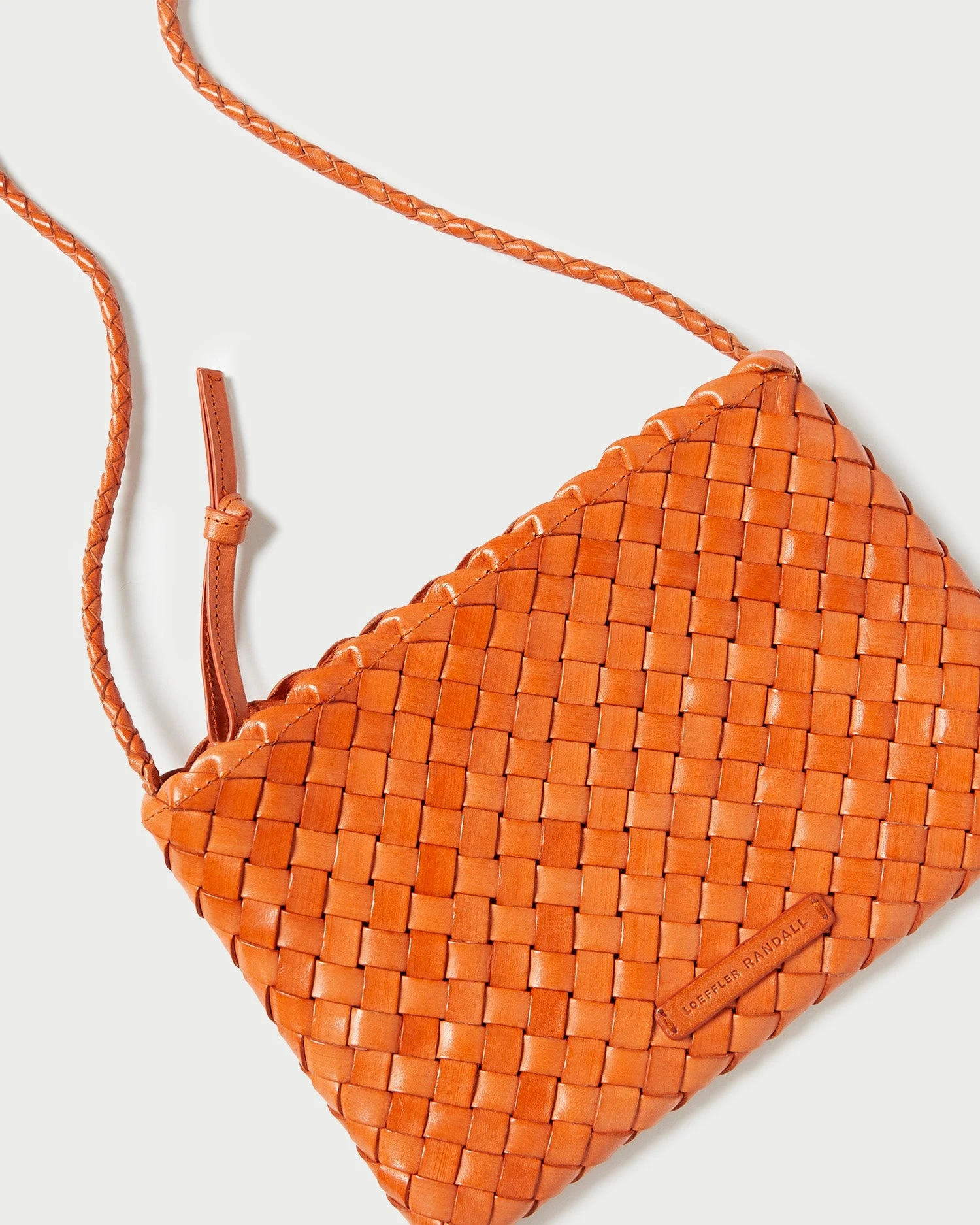 Loeffler Randall Marison Tangerine Woven Crossbody 5 Loeffler Randall Marison Tangerine Woven Crossbody - Image 3