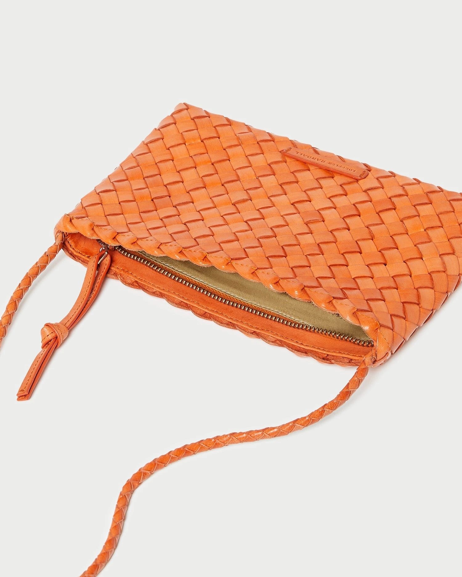 Loeffler Randall Marison Tangerine Woven Crossbody 6 Loeffler Randall Marison Tangerine Woven Crossbody - Image 4