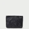 Loeffler Randall Marissa Black Flat Woven Clutch 2 Loeffler Randall Marissa Black Flat Woven Clutch -Loeffler Randall MARISSA WL BLACK 1
